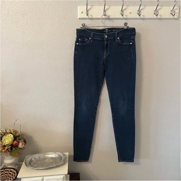 7 For All Mankind Denim - 7 for All Mankind The Skinny Dark Wash Jeans